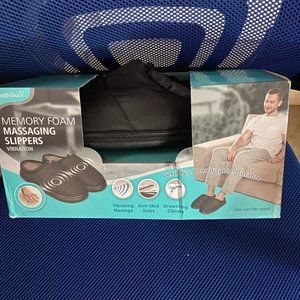 Memory Foam Massaging Mens Slippers Vibrating Slippers